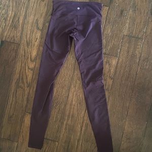 Lululemon Wunder Unders Leggings Purple Size 4 (small)